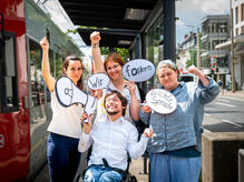 Mehr Barriere-Freiheit bei der KVB  für Menschen mit Lern-schwierigkeiten